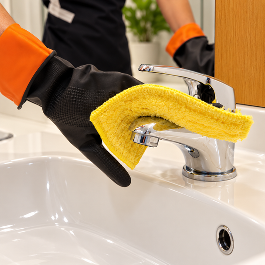 Microfiber Scrub Pad - 9 cm x 13 cm - Yellow