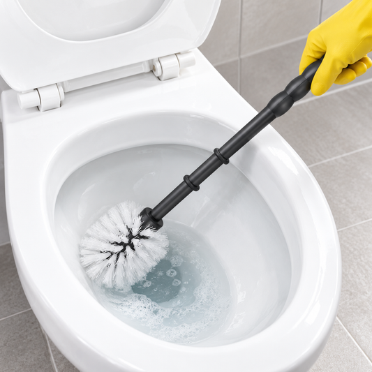 Toilet Brush Round with Container
