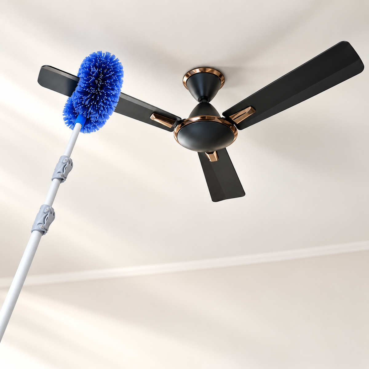 Cobweb Brush Round with Telescopic Pole