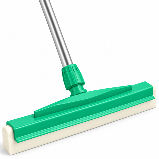 Double Blade Floor Wiper Green - 35 cm