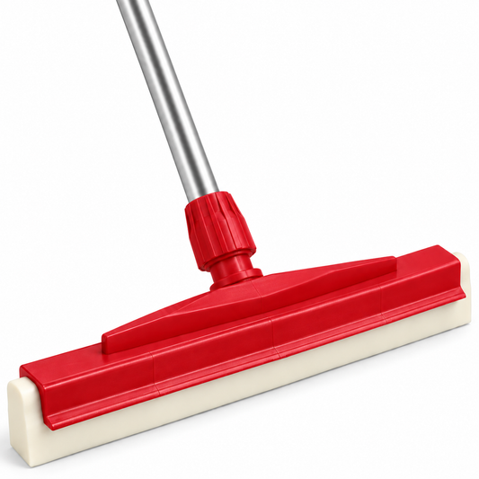 Double Blade Floor Wiper Red - 35 cm