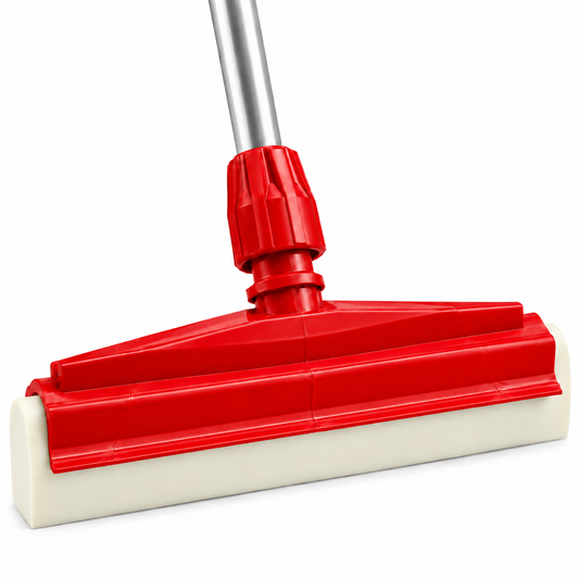 Double Blade Floor Wiper Red - 25 cm