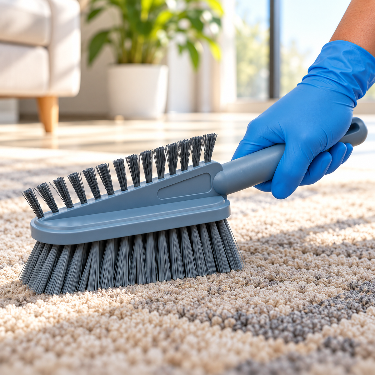 Dual Action Brush – Carpet & Grout Brush