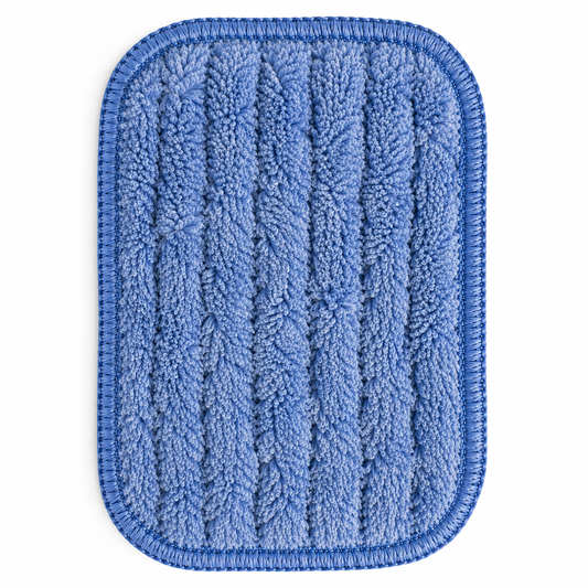 Microfiber Scrub Pad - 9 cm x 13 cm - Blue