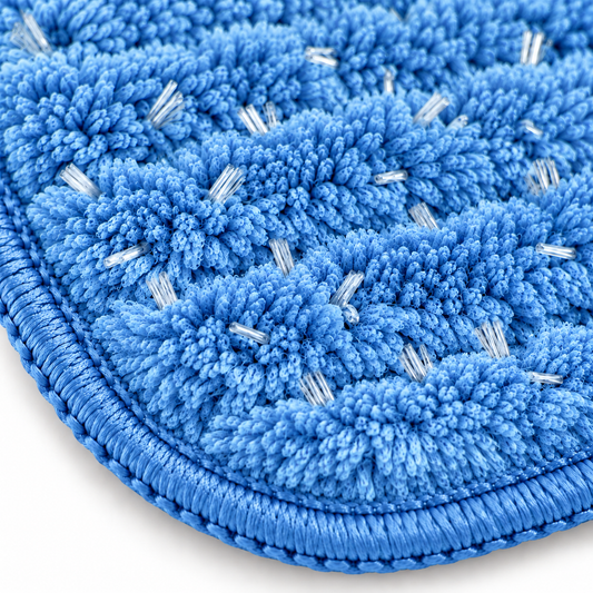 Microfiber Scrub Pad - 9 cm x 13 cm - Blue