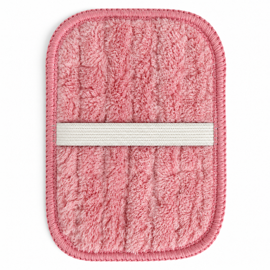 Microfiber Scrub Pad - 9 cm x 13 cm - Red