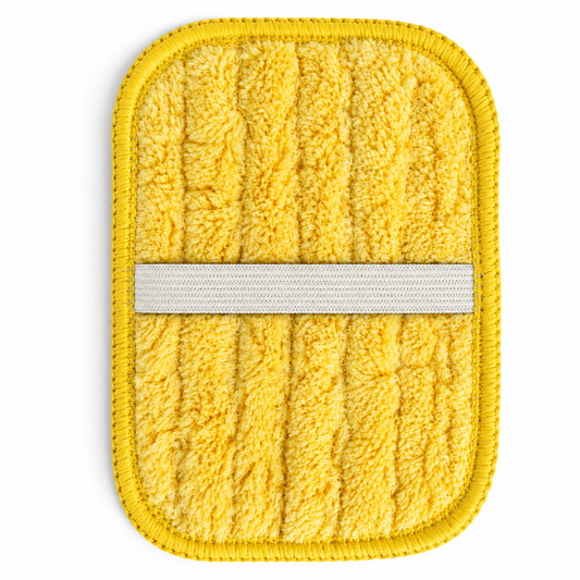 Microfiber Scrub Pad - 9 cm x 13 cm - Yellow
