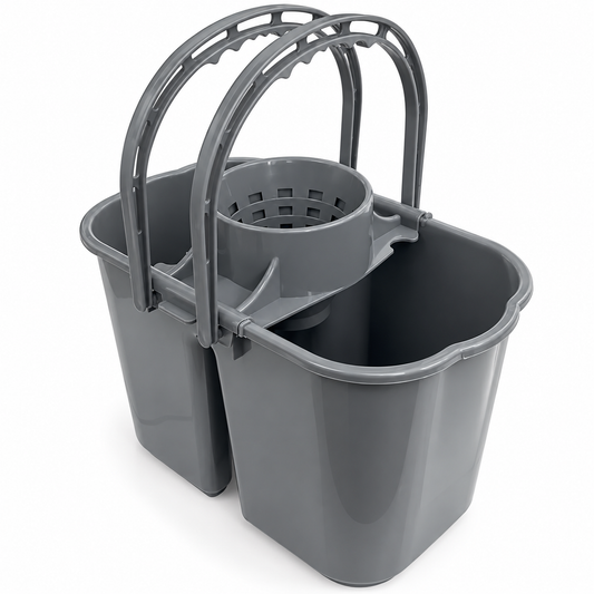 Wetto Double Bucket 25 Liters - Grey